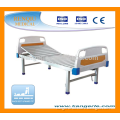 A33 Single one1crank bed with aluminum tube bedsides square leg& strip steel epoxy powder spraying plate